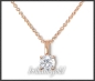 Preview: Brillant Collier 585 Gold; 0,33ct, VS2; DGI Zertifikat